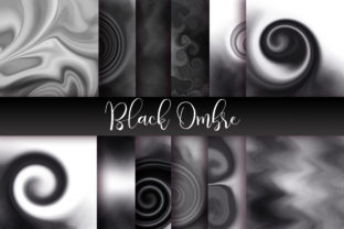 Black Ombre Watercolor Background and Backgrounds