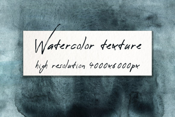 Elegant Deep Teal Green Watercolor Textures