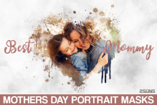 Mothers Day Watercolor Clipping Masks and Layer Styles