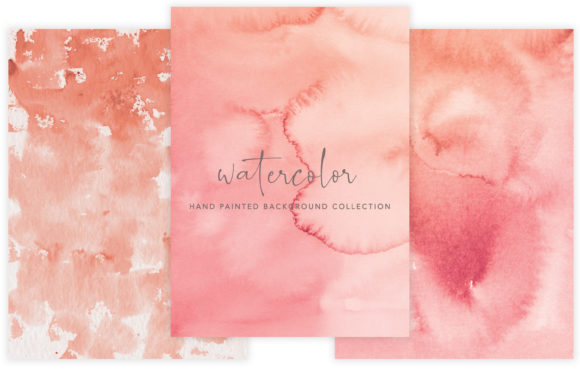 Watercolor Background Set Textures