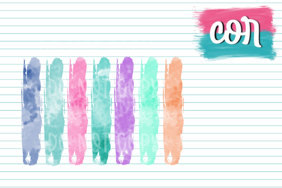 Watercolor Brush Stroke Bundle for Crafts: A Brand Designer’s Perspective