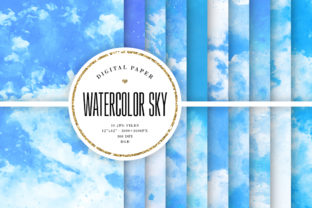 Watercolor Sky Backgrounds