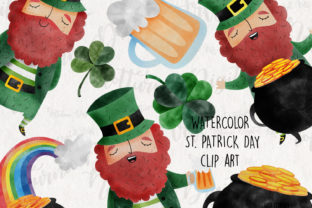 Watercolor St. Patrick's Day Clipart Crafts
