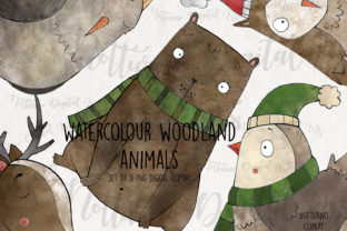 Watercolor Woodland Animals Crafts