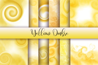 Yellow Ombre Watercolor Background and Backgrounds
